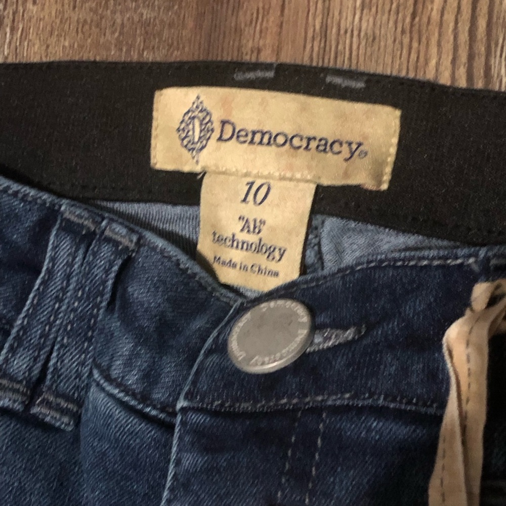 Democracy Indigo Wide Leg Jeans - Picture 3 of 8